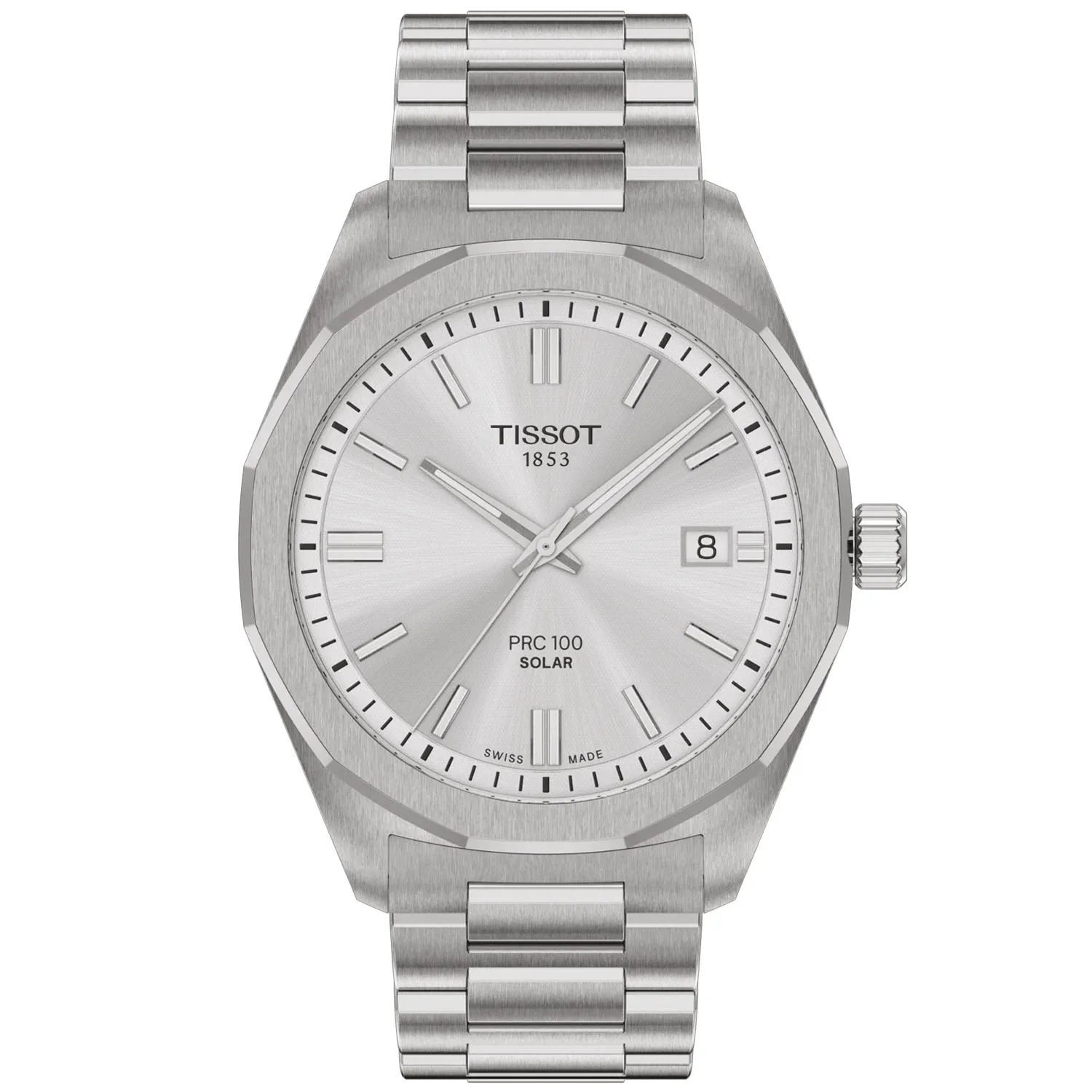 PRC 100 Solar Quartz 39mm Bracelet Watch