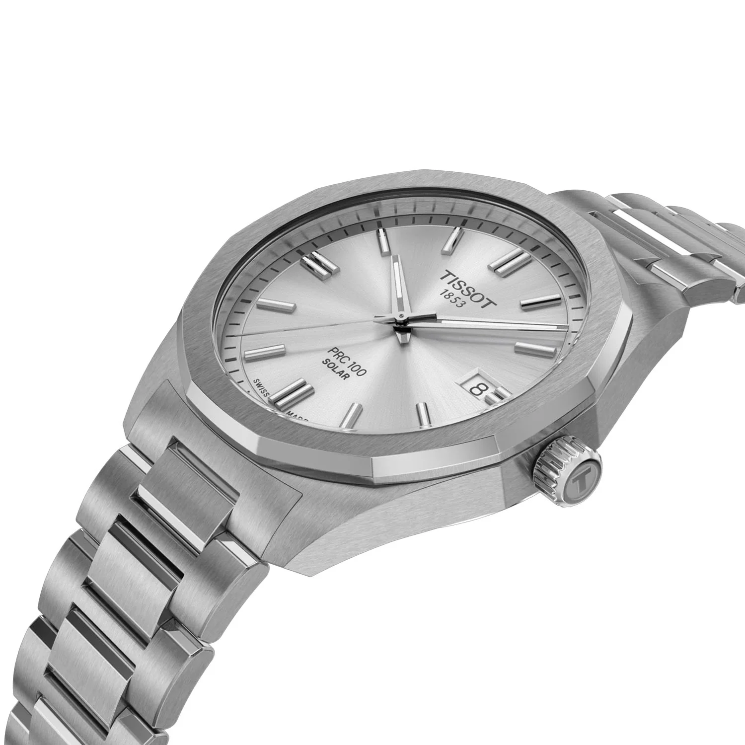 PRC 100 Solar Quartz 39mm Bracelet Watch - Image 6