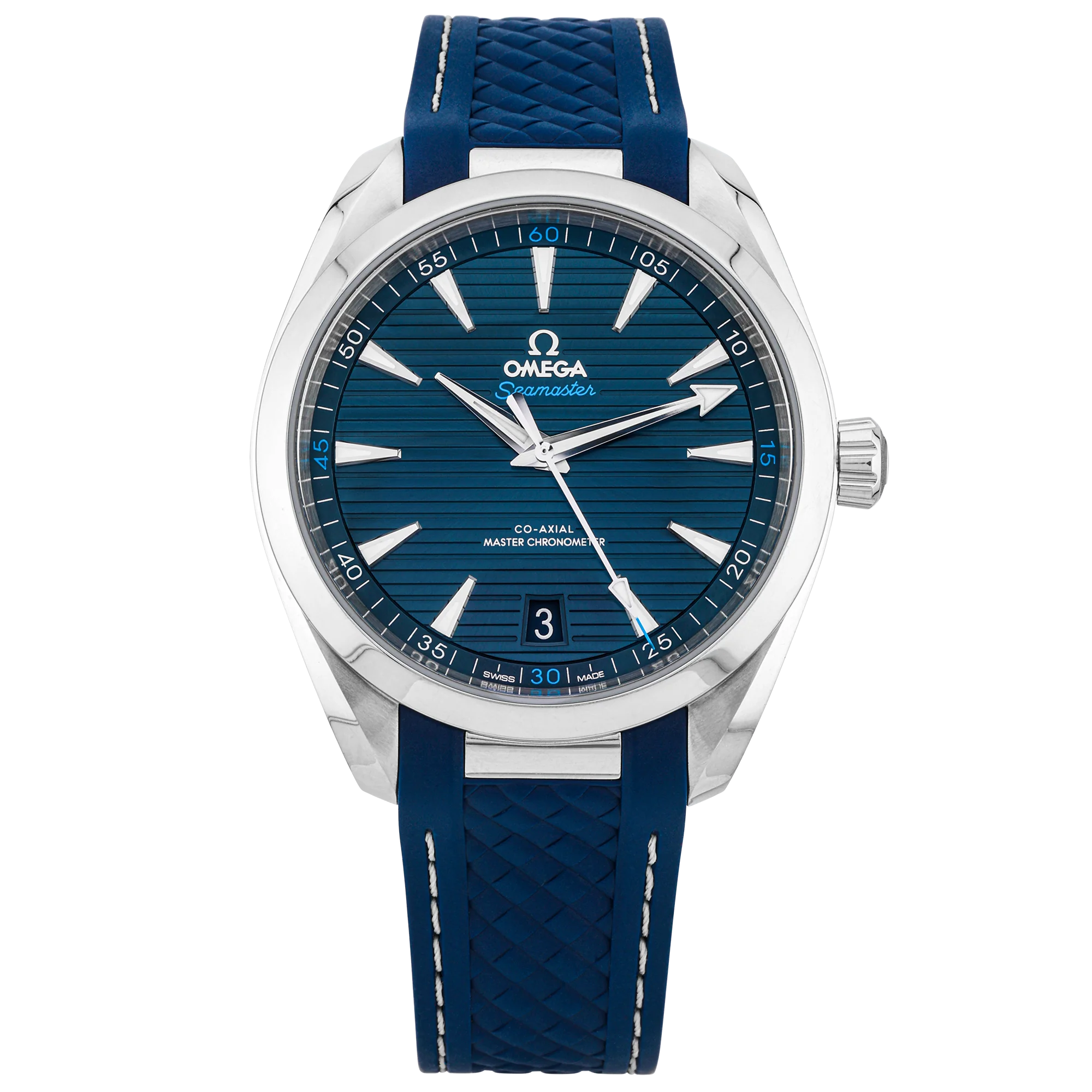 OMEGA Seamaster Aqua Terra 150m Blue Dial Strap Watch (2020)
