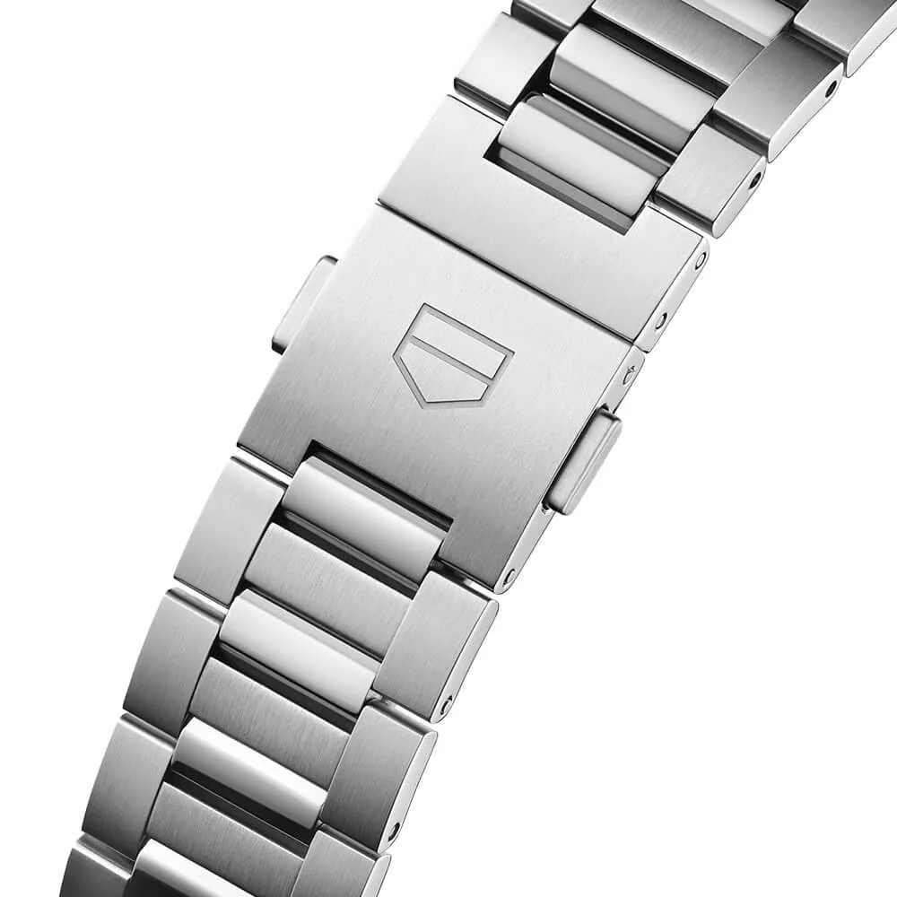Carrera Twin-Time 41mm Blue Dial Men's Automatic Bracelet Watch - Image 4