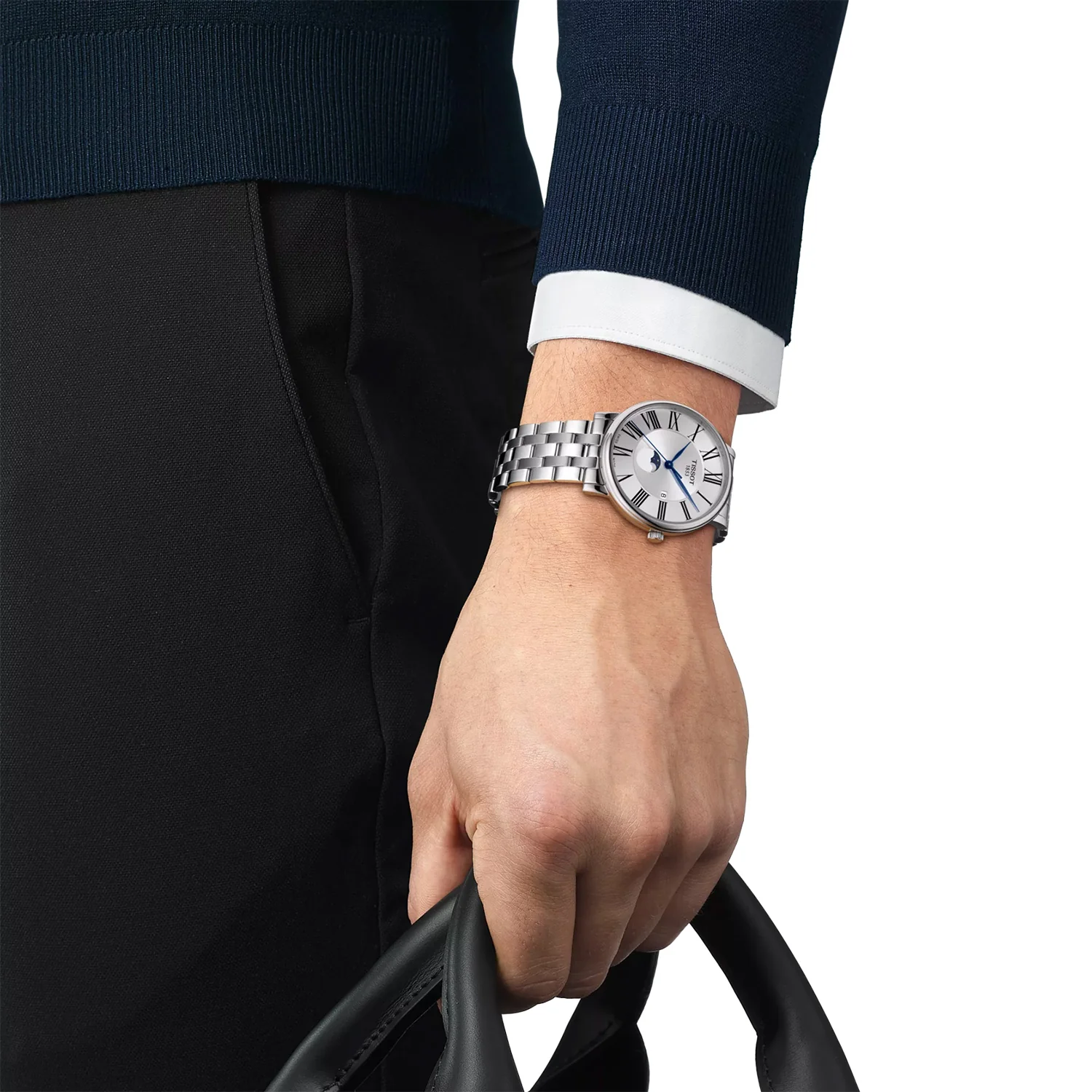 Carson Premium 40mm Silver Dial Bracelet Watch - Image 5
