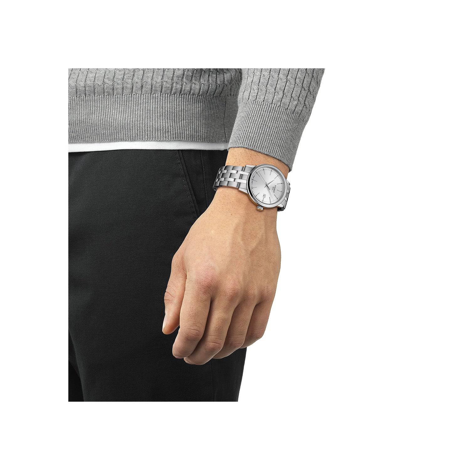 Classic Dream 42mm Silver Dial Steel Bracelet Watch - Image 2