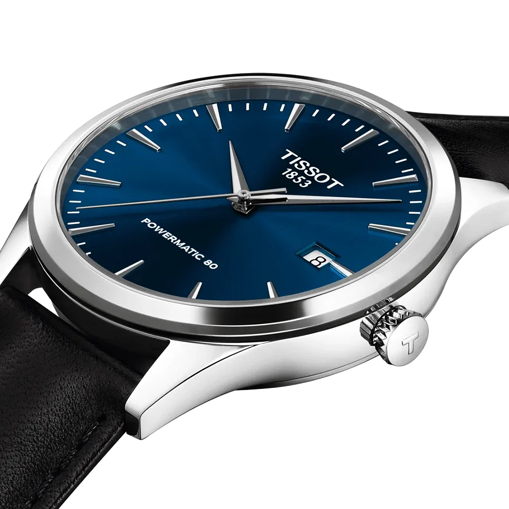 Classic Dream 40mm Blue Index Dial Automatic Strap Watch - Image 3