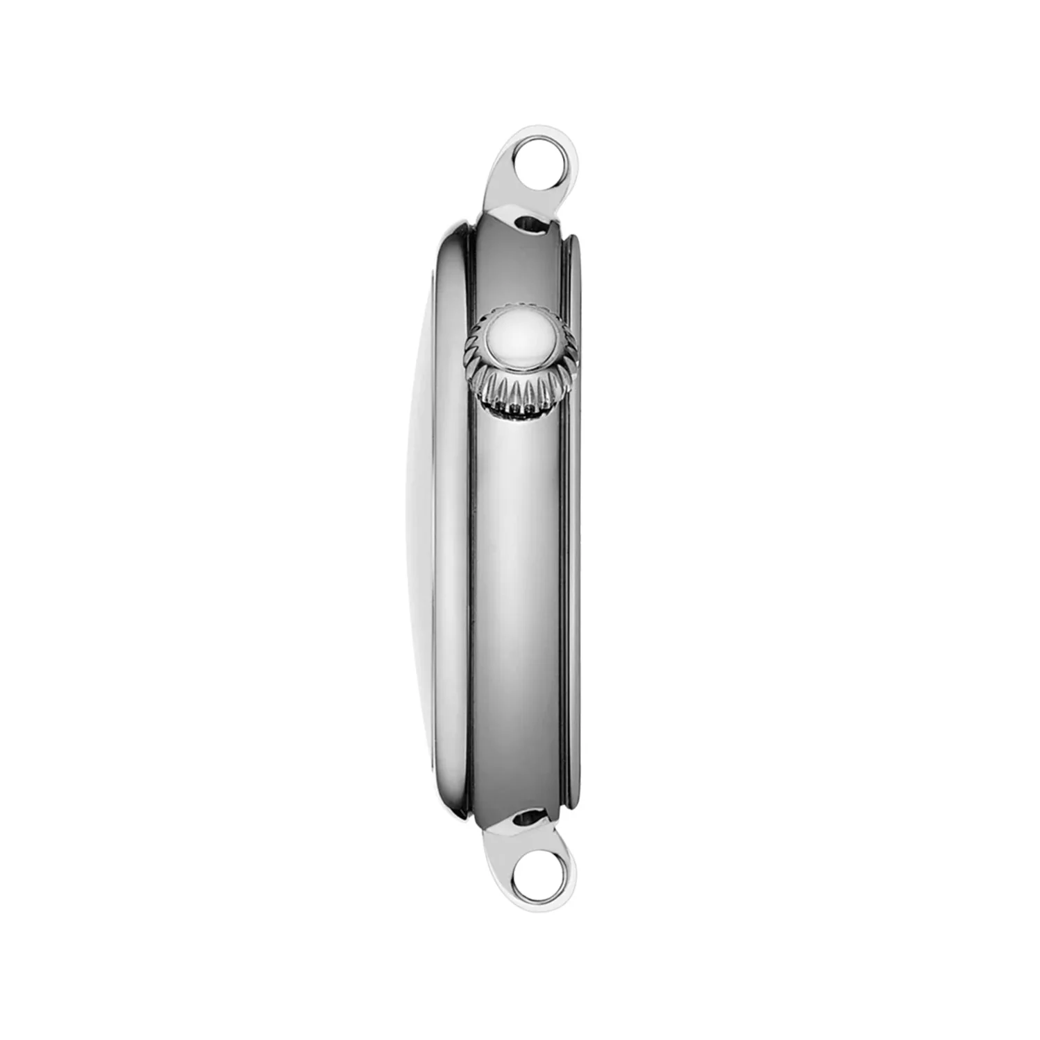 Desir Small Ladies 28mm Steel Black Dial Strap Watch - Image 3