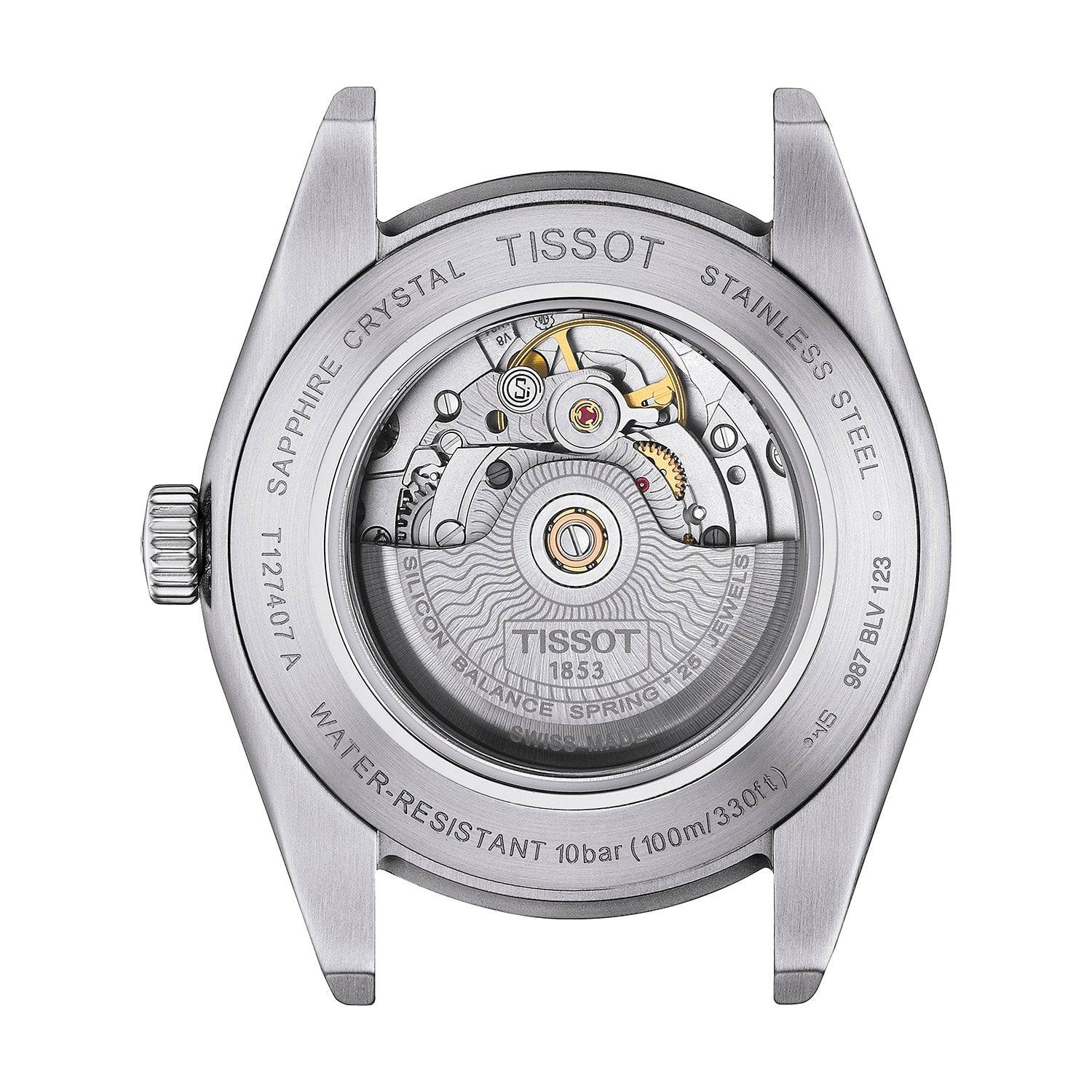 Gentleman Steel 40mm Green Dial Automatic Bracelet Watch - Image 5