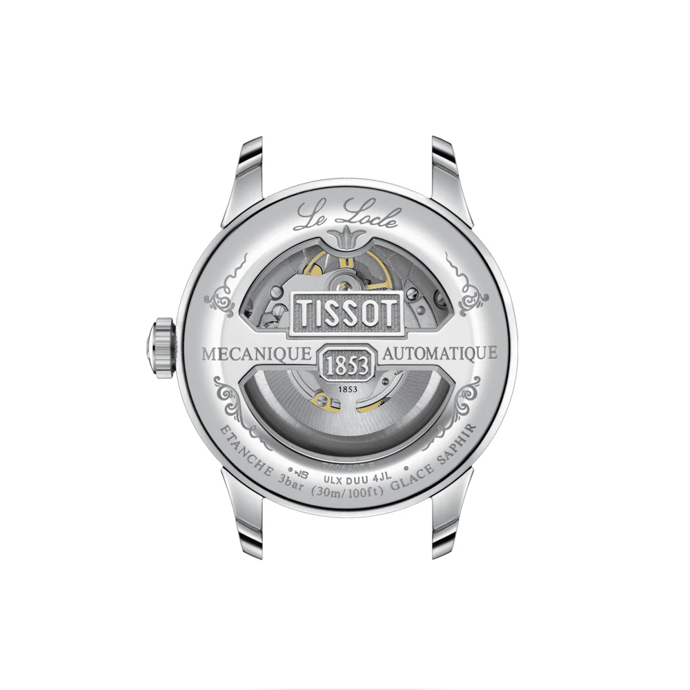 Le Locle 39mm Silver Dial Automatic Braclet Watch - Image 3