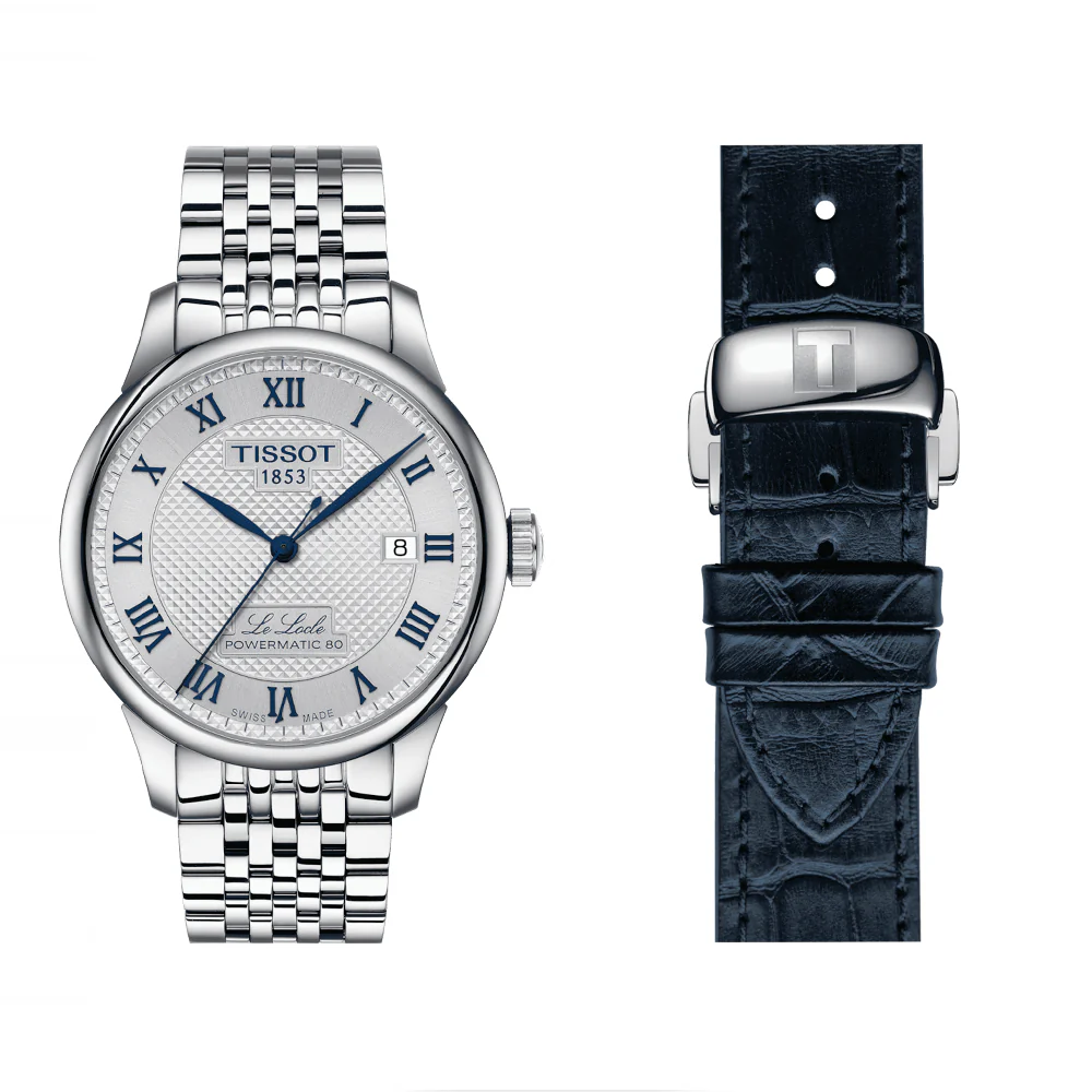 Le Locle 39mm Silver Dial Automatic Braclet Watch - Image 5