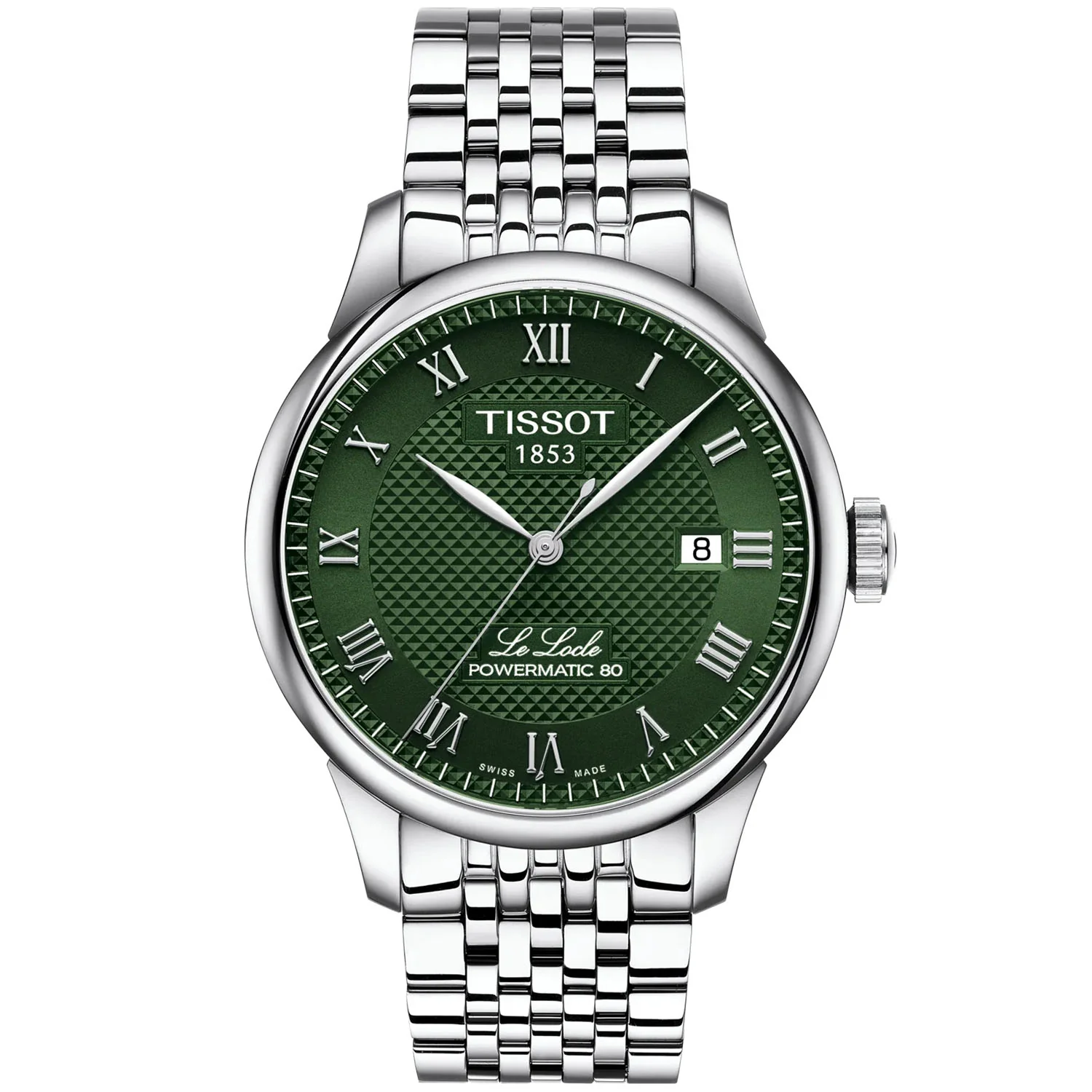 Le Locle Steel 39.3 mm Automatic Men's Bracelet Watch