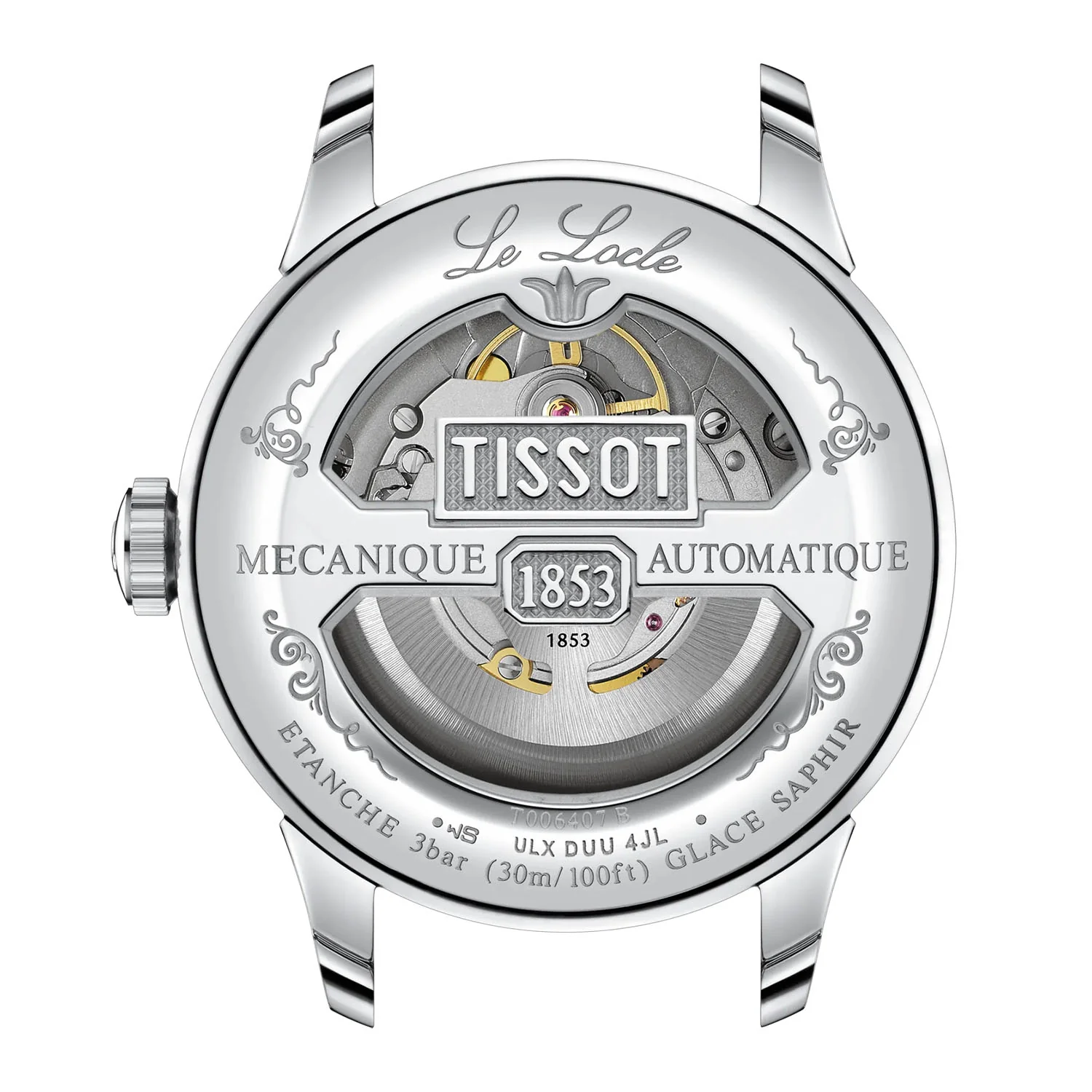 Le Locle Steel 39.3 mm Automatic Men's Bracelet Watch - Image 4