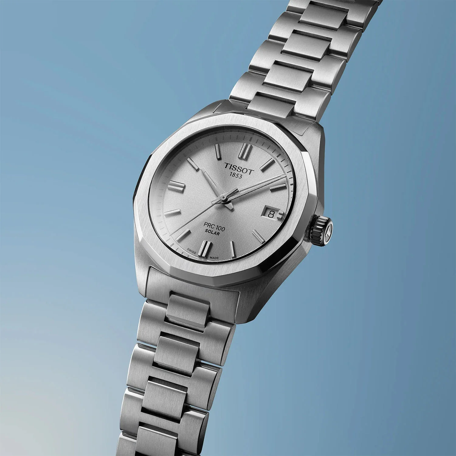 PRC 100 Solar Quartz 34mm Bracelet Watch - Image 2