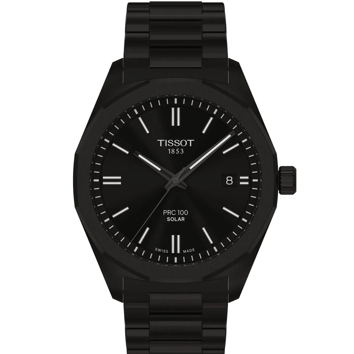 PRC 100 Solar Quartz 39mm Men's Bracelet Watch