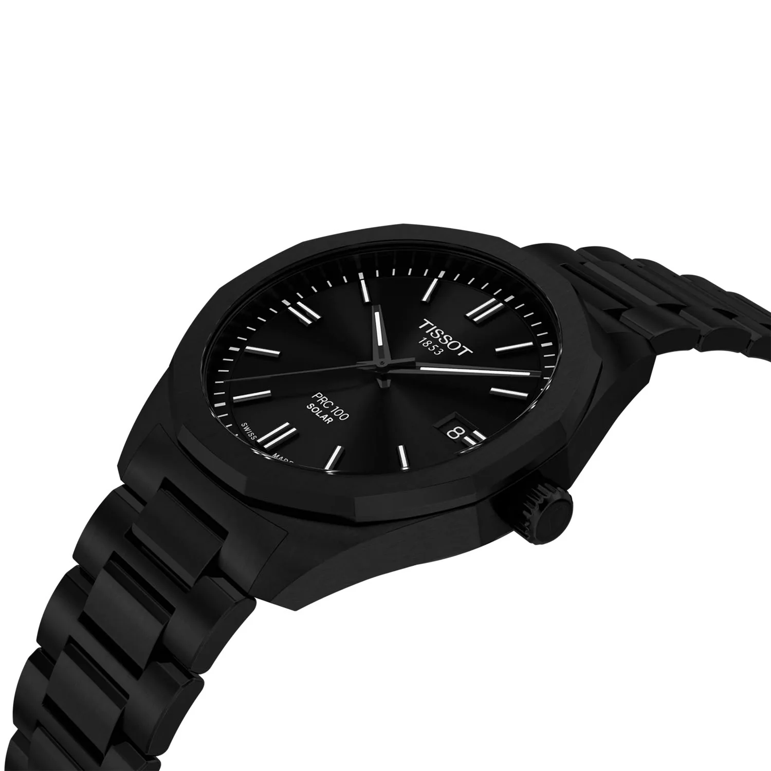 PRC 100 Solar Quartz 39mm Men's Bracelet Watch - Image 5