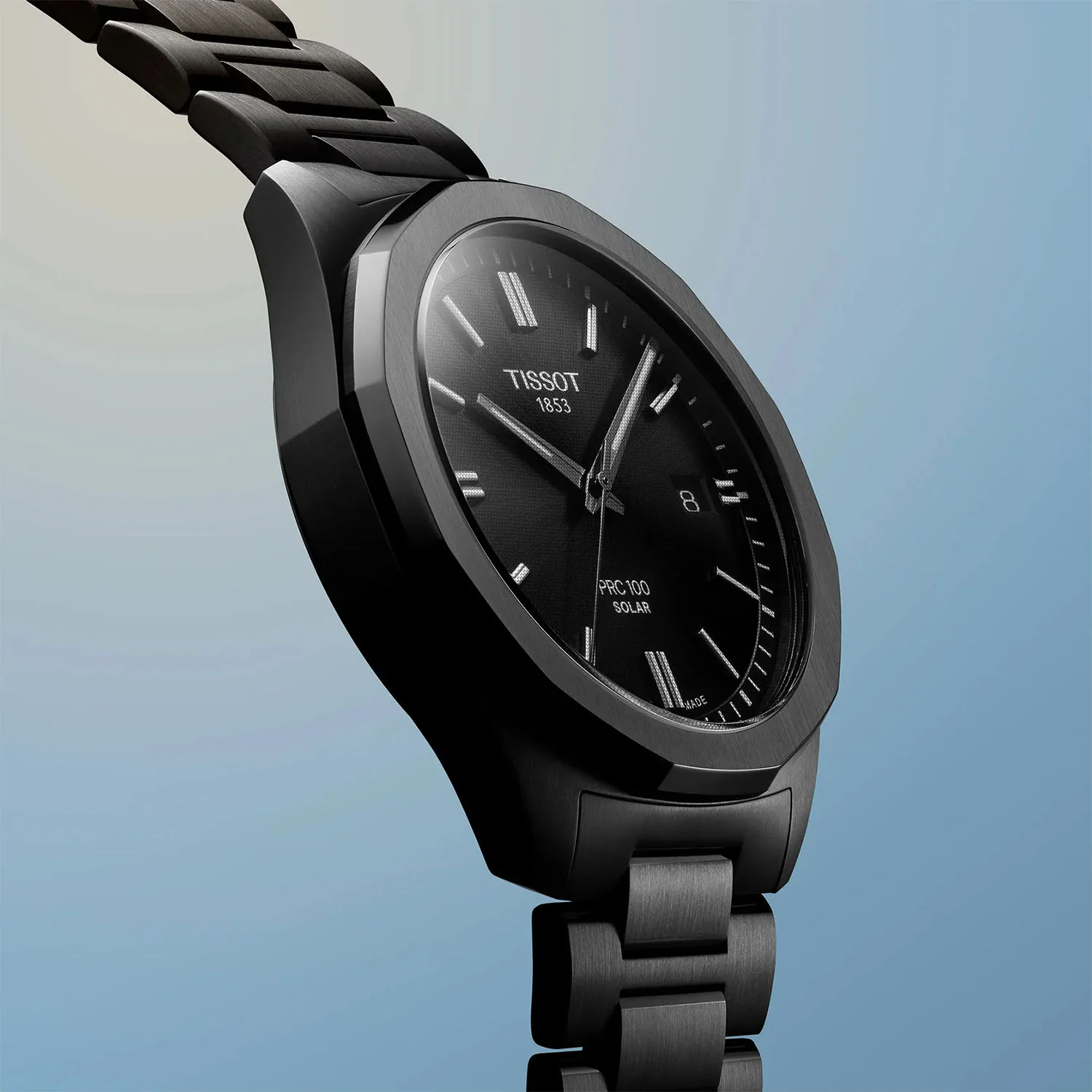 PRC 100 Solar Quartz 39mm Men's Bracelet Watch - Image 8