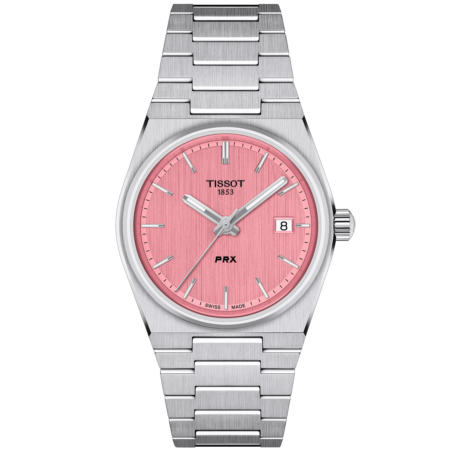 PRX 35mm Quartz Pink Dial  Bracelet Watch