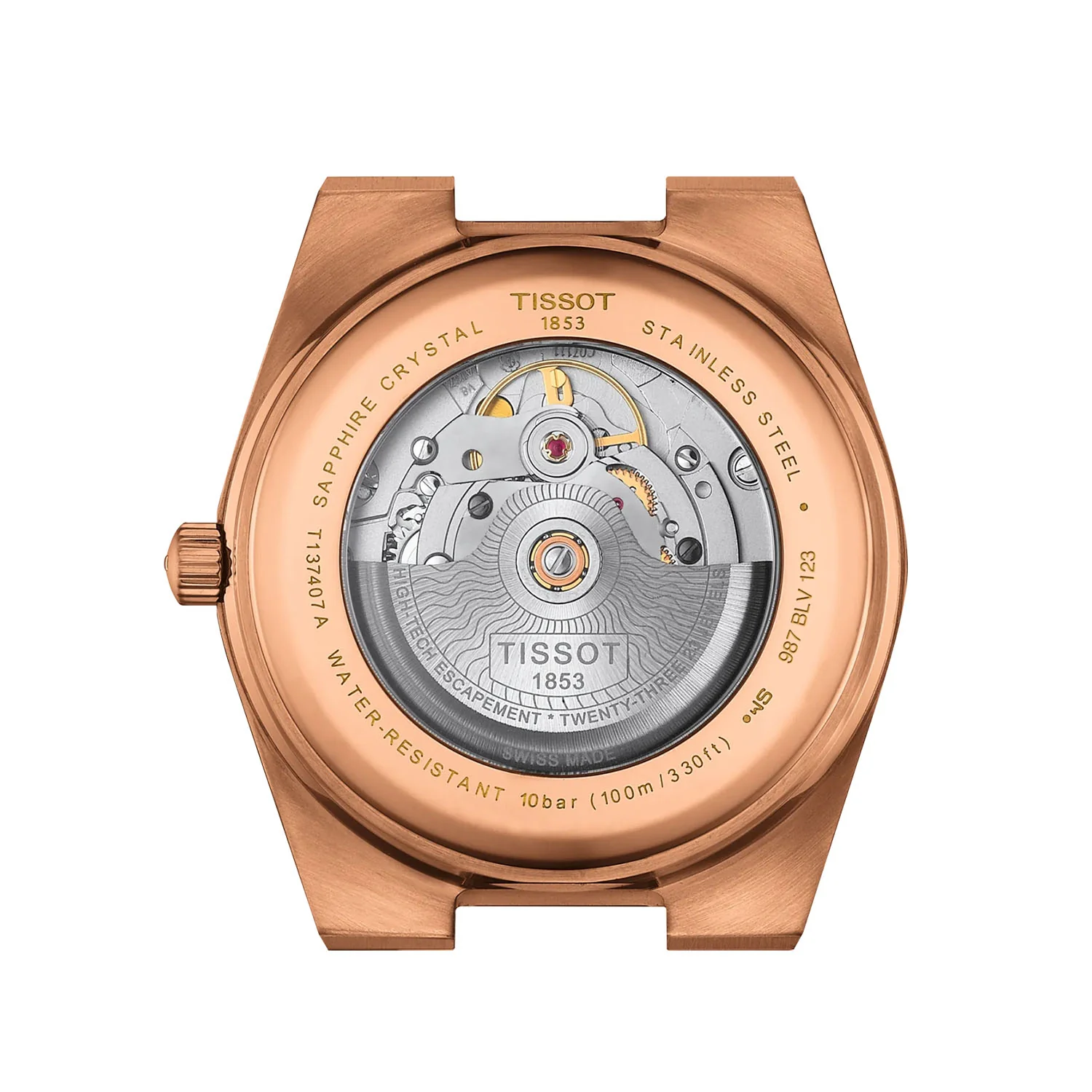 PRX Powermatic 80 40mm Rose Gold PVD Automatic Bracelet Watch - Image 4