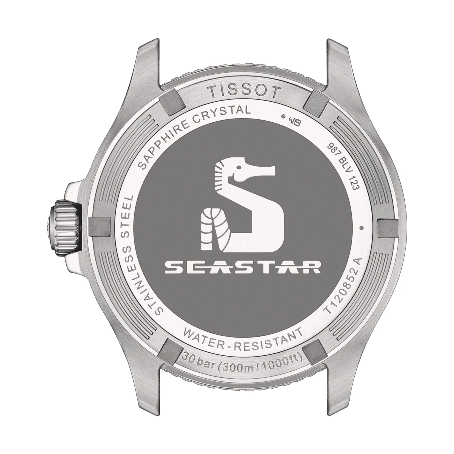 Seastar 1000 40mm Steel Black and Green Quartz Bracelet Watch - Image 4
