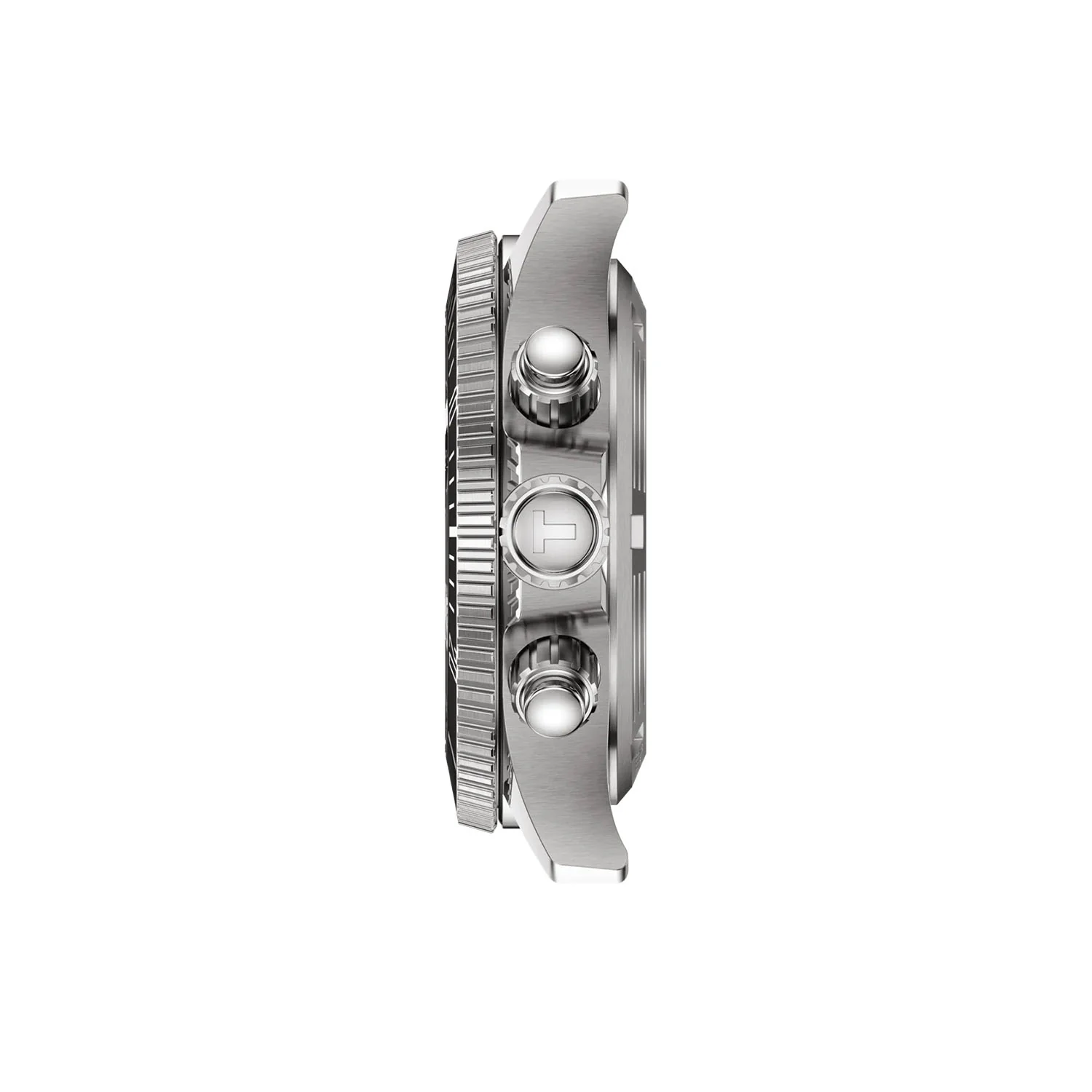 Seastar 38mm Steel Grey/Black Dial Quartz Strap Watch - Image 3