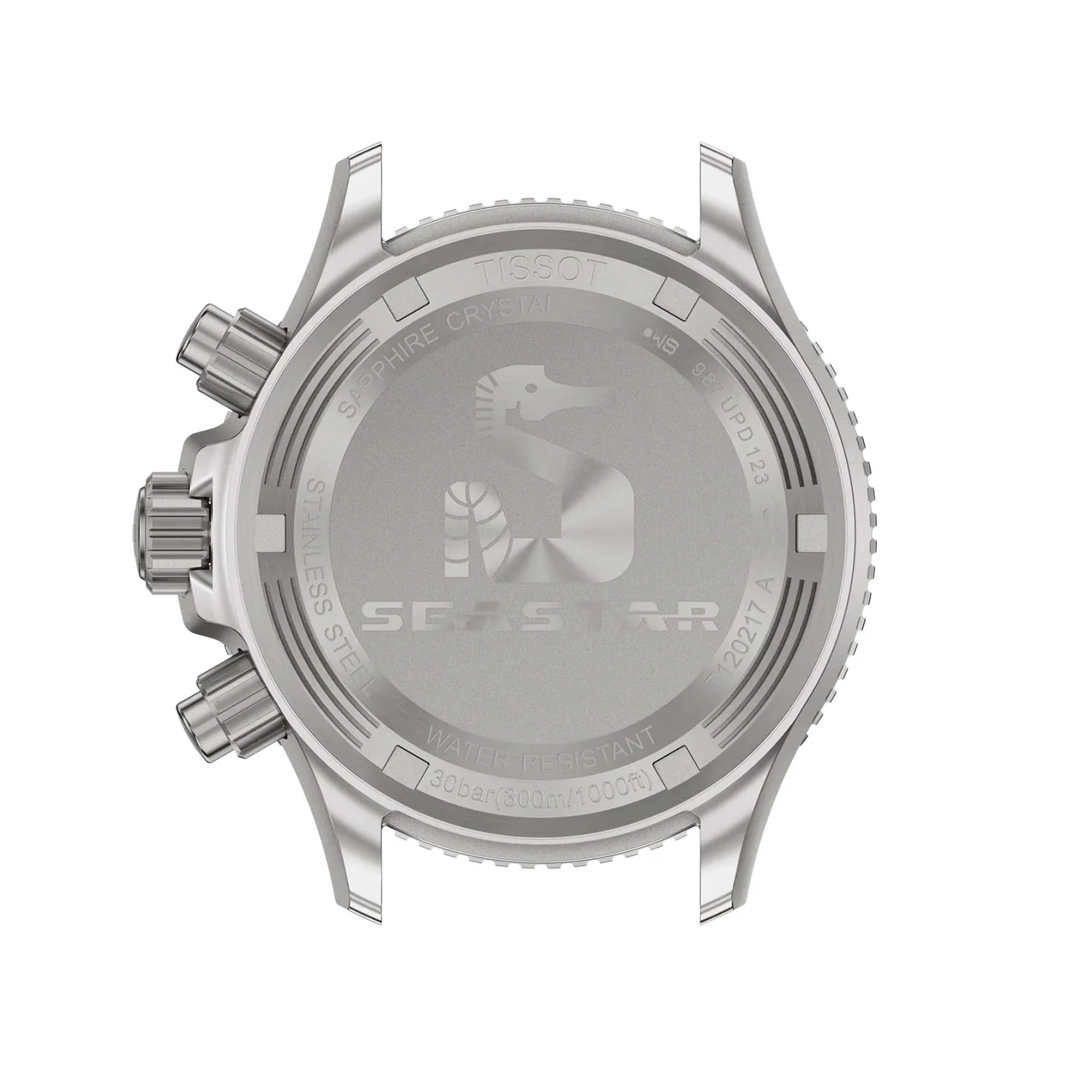 Seastar 38mm Steel Grey/Black Dial Quartz Strap Watch - Image 4