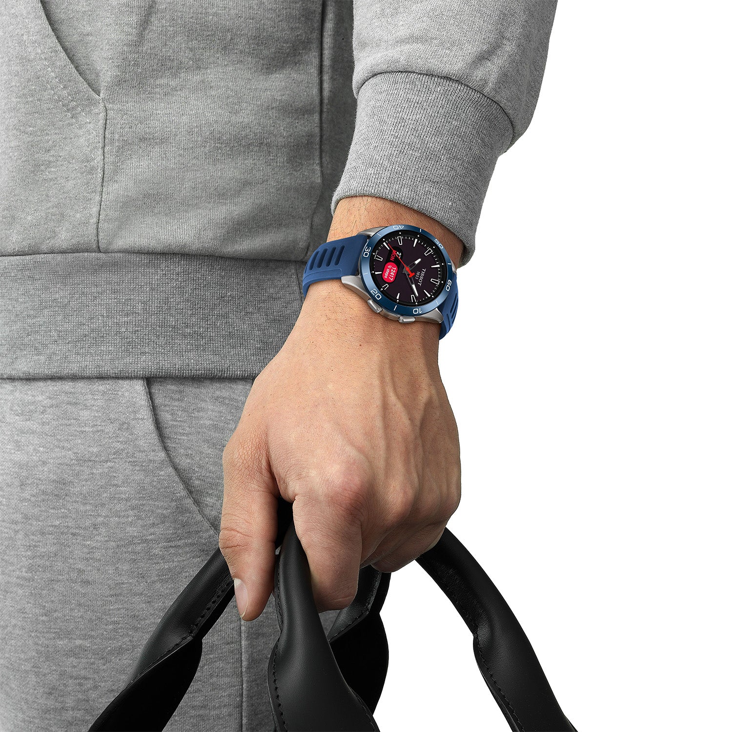 T-Touch Connect Sport 43.75mm Titanium Men's Strap Watch - Image 2