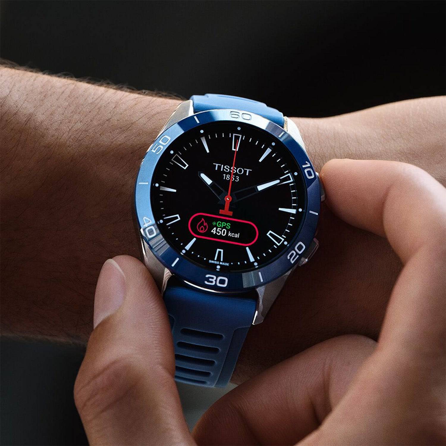 T-Touch Connect Sport 43.75mm Titanium Men's Strap Watch - Image 4