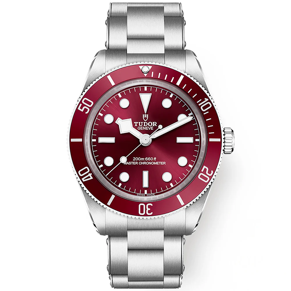 Black Bay 58 Burgundy Red Dial & Bezel Bracelet Watch