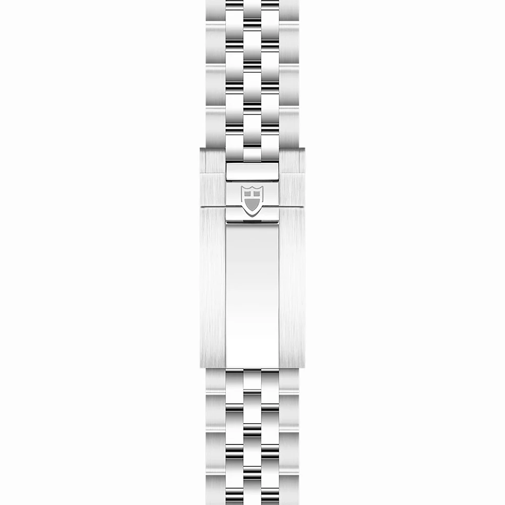 Black Bay Chrono 41mm Opaline Silver Dial Five-Link Bracelet Watch - Image 6