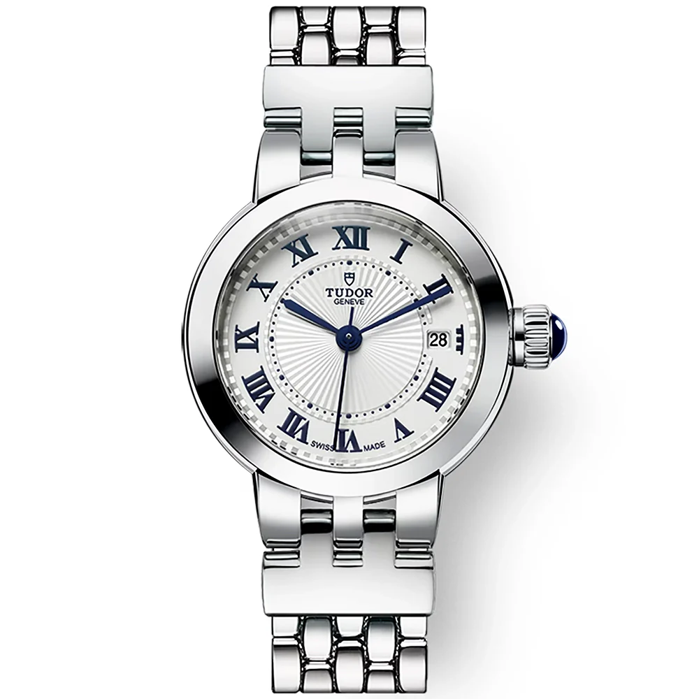 Clair de Rose 26mm Opaline Silver Dial Ladies Bracelet Watch