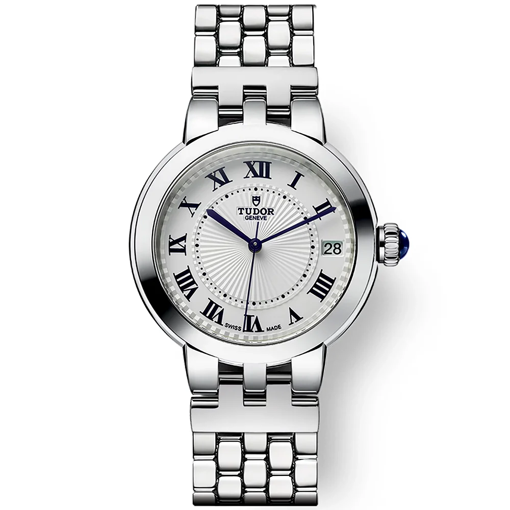 Clair de Rose 34mm Opaline Silver Dial Ladies Bracelet Watch