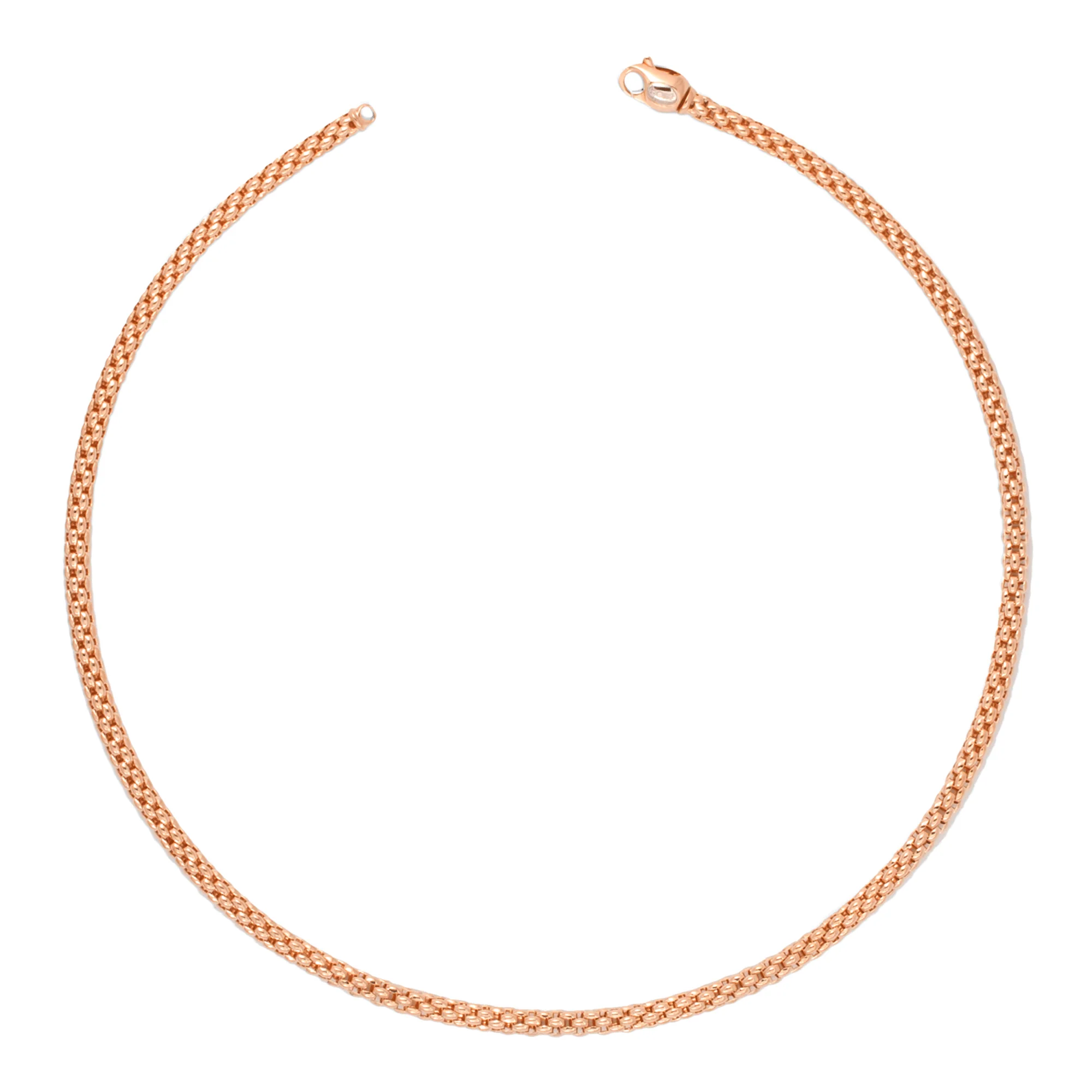 Solo 18ct Rose Gold Chain Necklace