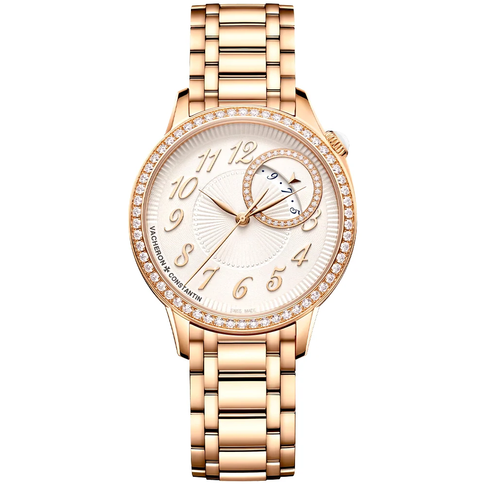 Egerie Self-Winding 18ct Pink Gold Diamond Set Ladies Bracelet Watch