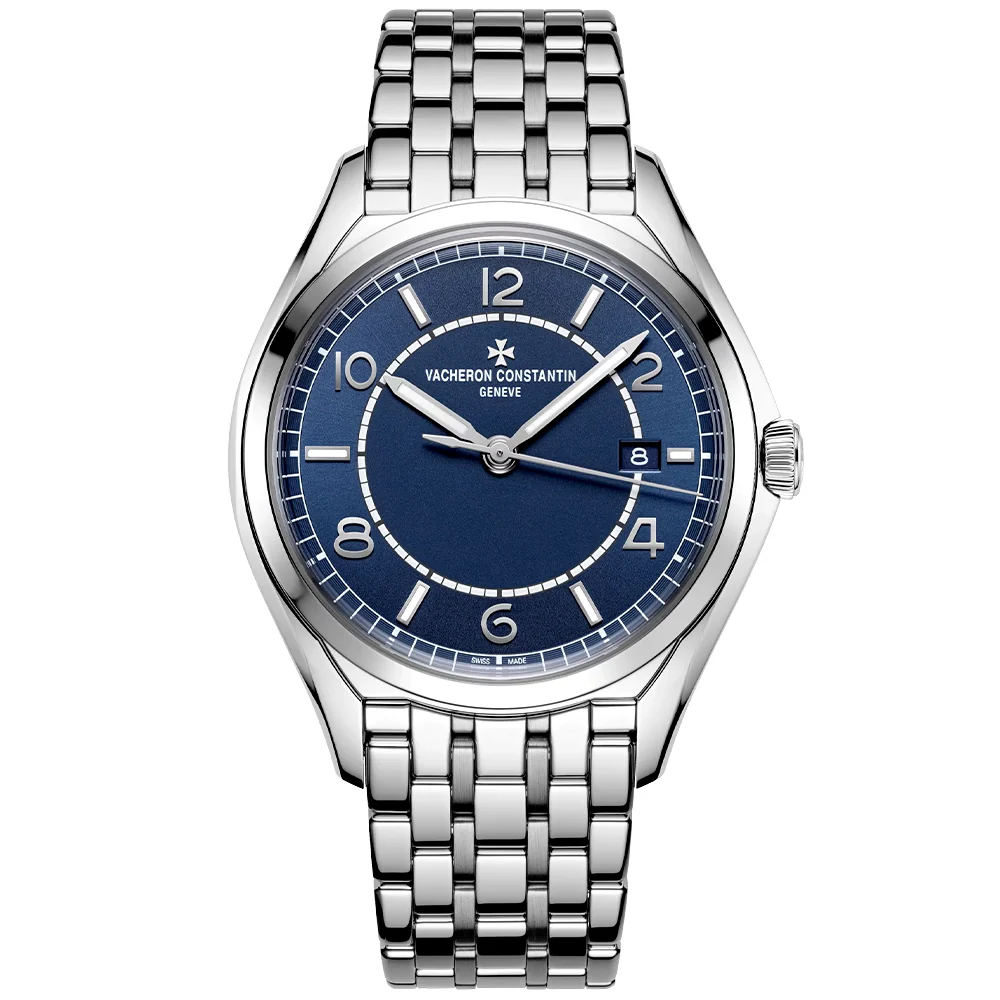 Fiftysix Self-Winding 40mm Petrol Blue Dial Mens Bracelet Watch