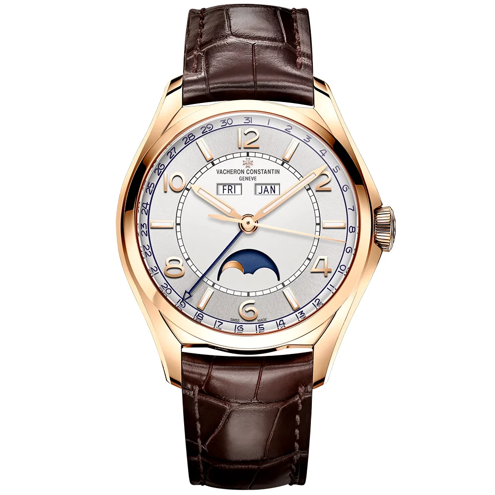 Fiftysix Complete Calendar 40mm 18ct Pink Gold Mens Automatic Watch
