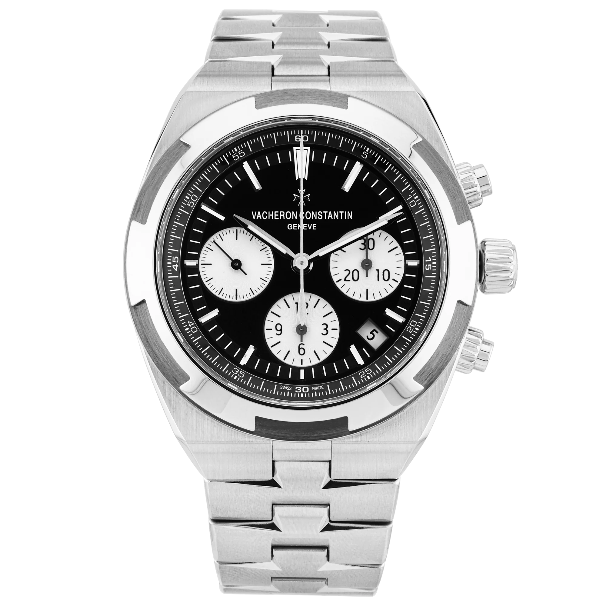 Vacheron Constantin Overseas Chronograph Black Dial Mens Watch